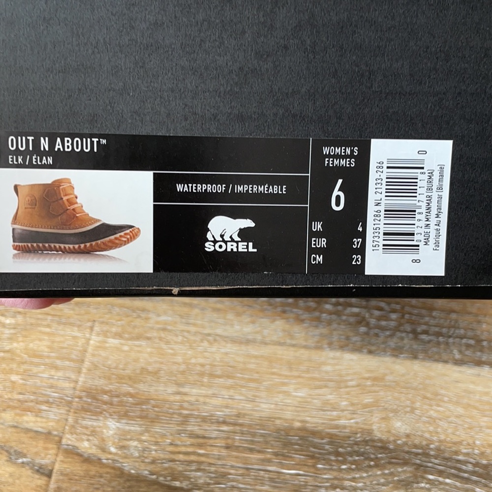 Sorel Out N’ About Duck Boot in Elk NWT - Picture 12 of 12